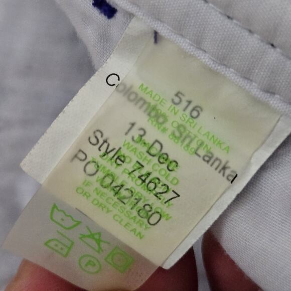 LILLY PULITZER The Walsh Short Womens Sz 4 Purple White Geo Seersucker Hot Pants - Picture 4 of 5